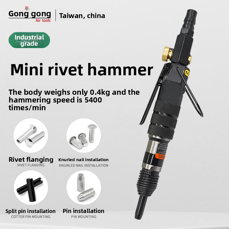 Rivet Gun Air - Mini pistola per rivetti pneumatica Gongke