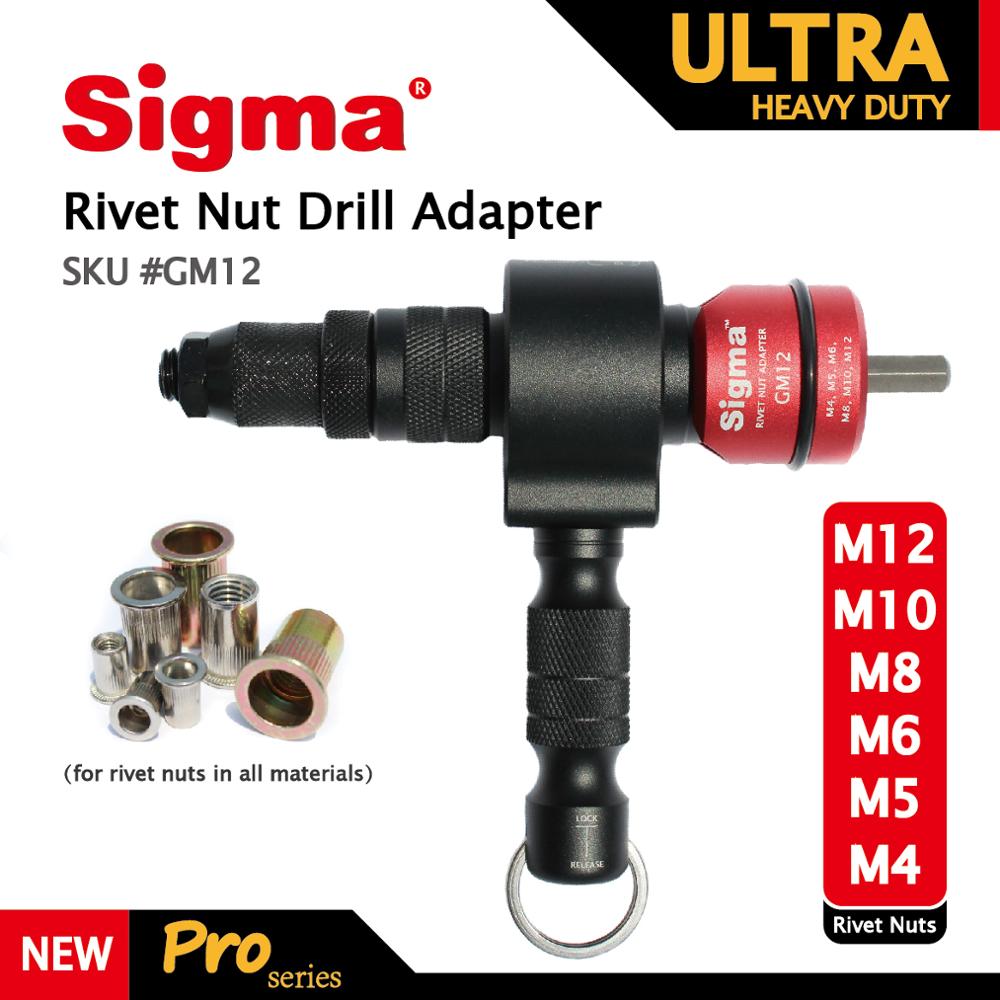 Rivet Gun Air - Sigma # GM12 adattatore per trapano