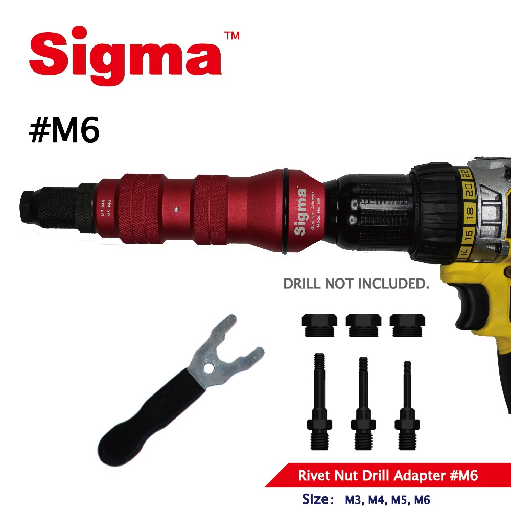 Sigma # M6 adattatore per trap - Rivet Gun Air recensione e prezzo