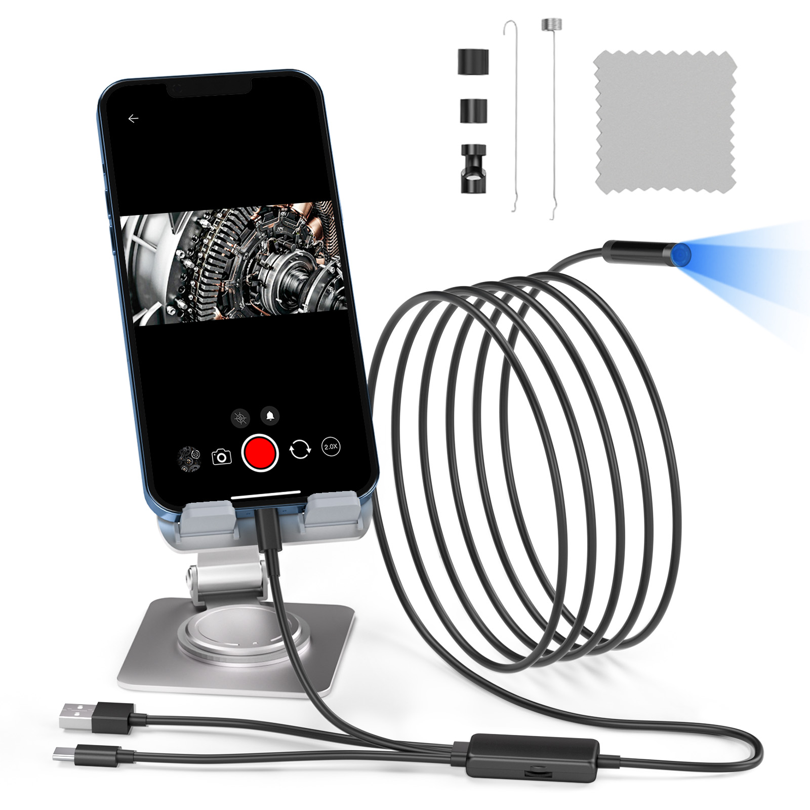 Nuovo Arrivo 3 in 1 1080P Endo - Endoscope Inspection Camera recensione e prezzo